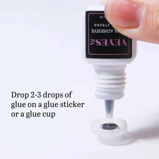 EtherealBe professional lash glue for eyelash extensions with dropper design for easy application