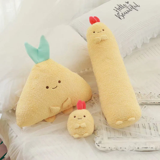New Plush Toy Stuffed Doll Cute Cartoon San-X Sumikko Gurashi Pendant Shrimp Long Body Tempura Pillow Cushion Christmas Present