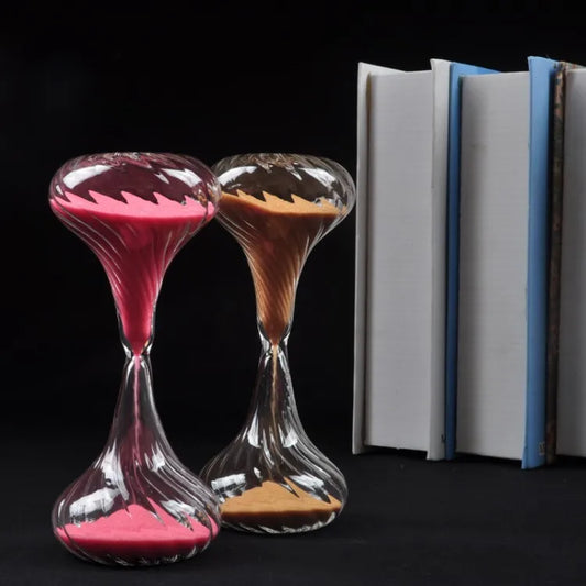 1PC Random Color 10 minutes Sandglass Time Counter Count Down Timer Hourglass Clock Colorful Beautiful Gift Home Decor JR 1108
