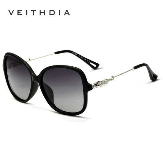 VEITHDIA Sunglasses Gradient Vintage Retro TR90 Women's Sun Glasses Polarized UV400 Ladies Fashion Eyewear For Female 7026