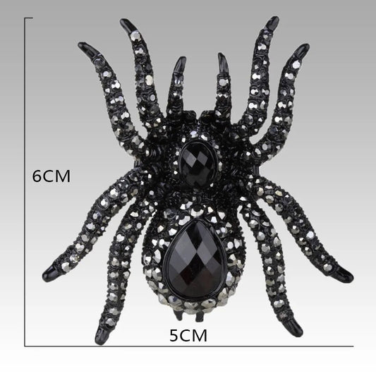 Spider Brooch Pin Pendant Halloween Jewelry