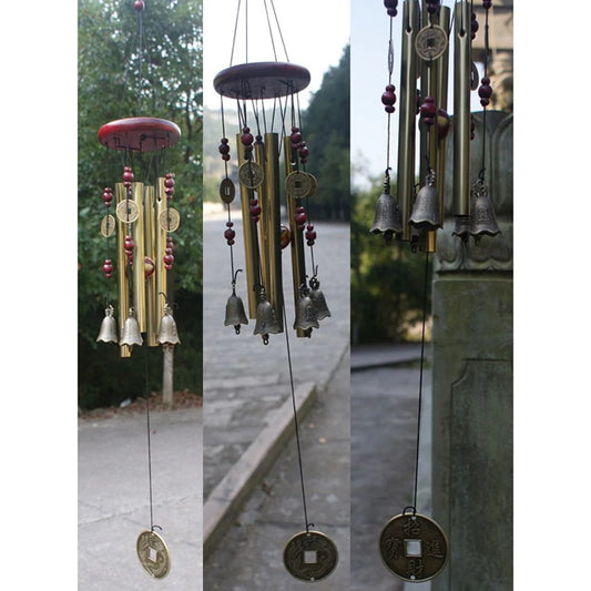 Outdoor Living Wind Chimes Yard Antique Amazing Garden Tubes Bells Copper Home Windchime Chapel Bells Wall Hanging Home Decor