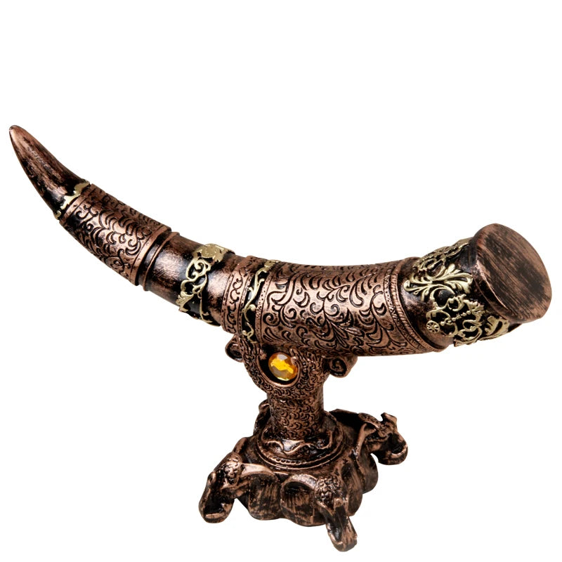 Imitation ivory, Home decor decoration, crafts, bar, hotel, office, TV cabinet, wine cabinet, living room statue, Sculpture