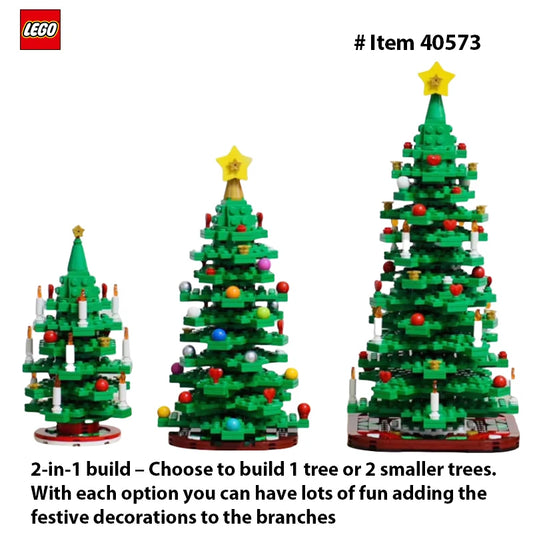 LEGO 40573 Christmas Tree - Building Toys for Kids, Mini Christmas Tree Decorations for Tabletop & Home - Gifts for Boys & Girls