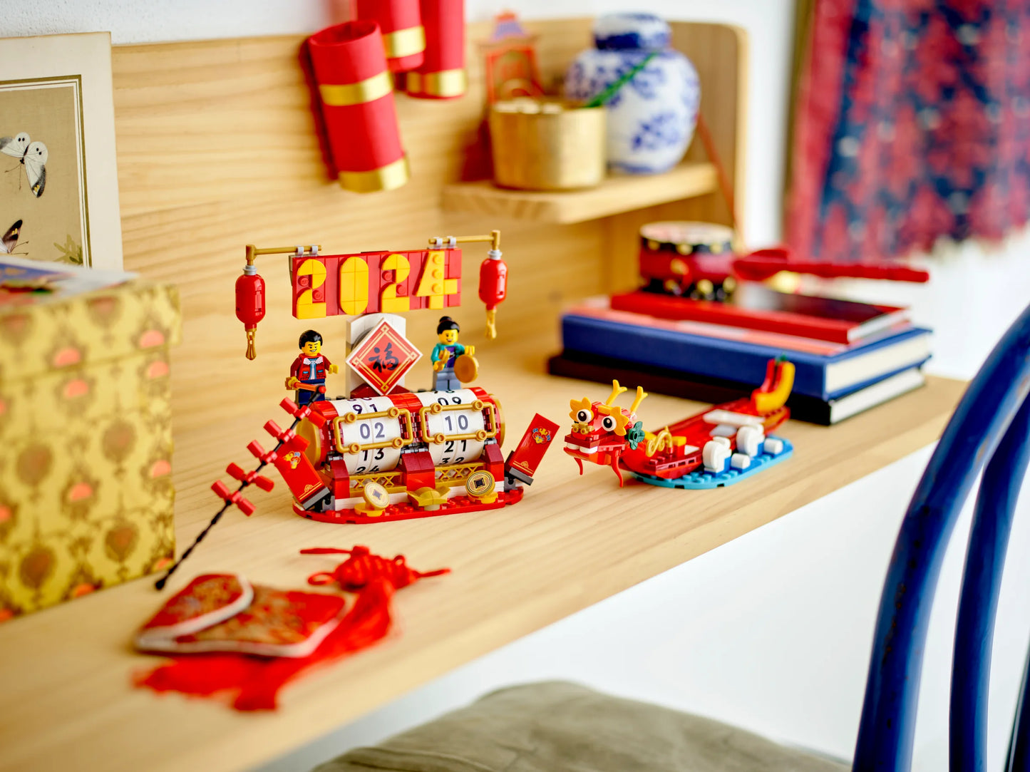 LEGO 40678 Festival Calendar Spring Festival New Year Year Year Year Free Building Blocks Toy Gifts