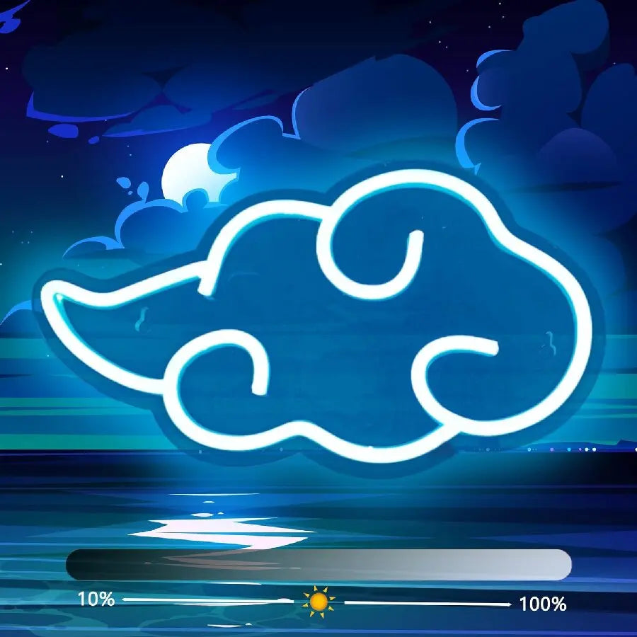 Sunrise Sunset Neon Sign Moon over Sea LED Light Twilight Wave Wall Signs for Room Decor Anime Neon Light Acrylic cloud Sign
