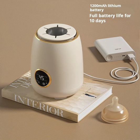 Bottle shaker outdoor baby milk powder warmer usb rechargeable multifunctional electric shaker milk warmer constant temperature