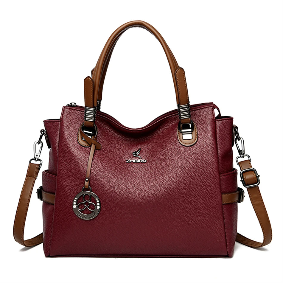 Genuine Luxury Handbags Women Bags Designer HIgh Quality Leather Large Crossbody Bags for Women 2024 Shoulder Bag Sac A Main