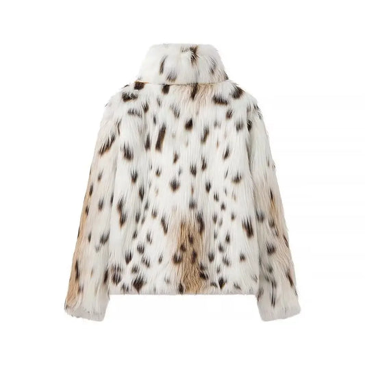 Fashionable Coat Women Winter Jacket Leisure Printed Winter Jackets Women's Clothing Animal Patterns European Ladies Clothes