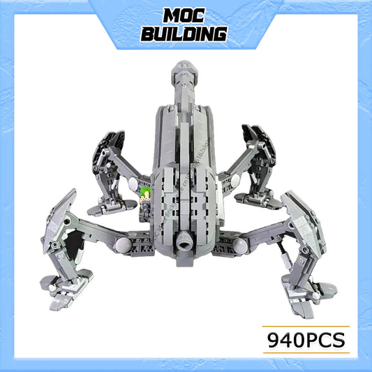 MOC Building Blocks Space Movie Series Cannon Battle Robot Model DIY Assemble Bricks Creative Toys Collection Display Xmas Gifts