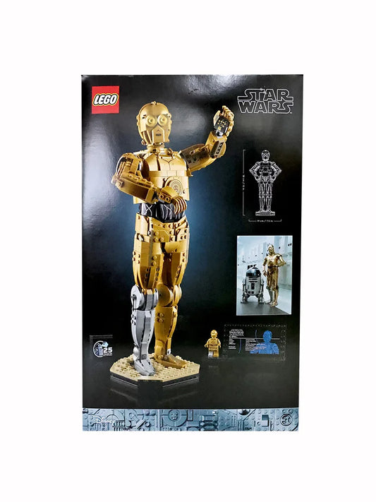 LEGO 75398 Star Wars C-3PO Buildable Droid Figure,Collectible Set,Display Model,Nostalgic Toy Idea for Adults,Fans or Collectors