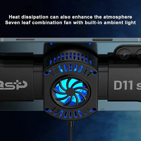 BSP-D11S Stretching Wireless Game Controller For SWITCH/Android/Apple IOS Tablet Gamepad Streaming Handle with Cooling fan