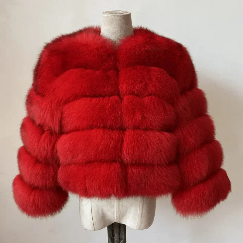 2024 Faux Raccoon Fur Coat Women Jacket Luxury Coat Women Winter Fluffy Jacket Thick Warm Furry Fur Outwear Faux Fur Coat