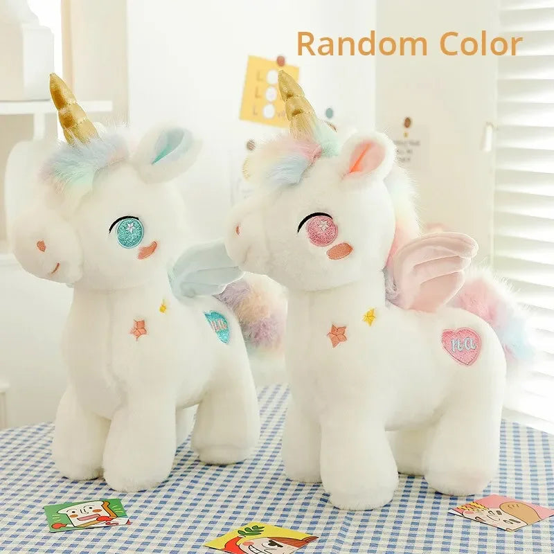 25CM Fantasy Doll Cute Plush Toy Random Color Pillow Angel Unicorn Pegasus stuffed toy doll children Christmas gift