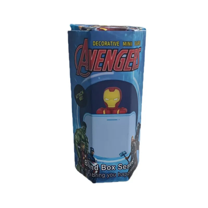 New Sonny Angel Avengers series computer screen decoration cute anime doll surprise box Christmas gift doll fashion doll