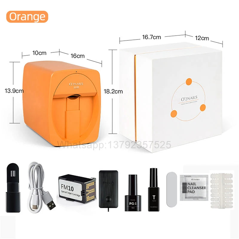 2024 Portable automatic 3d nail printer digital nail printer machine M1 for nail spa and nail salons professional nail printer