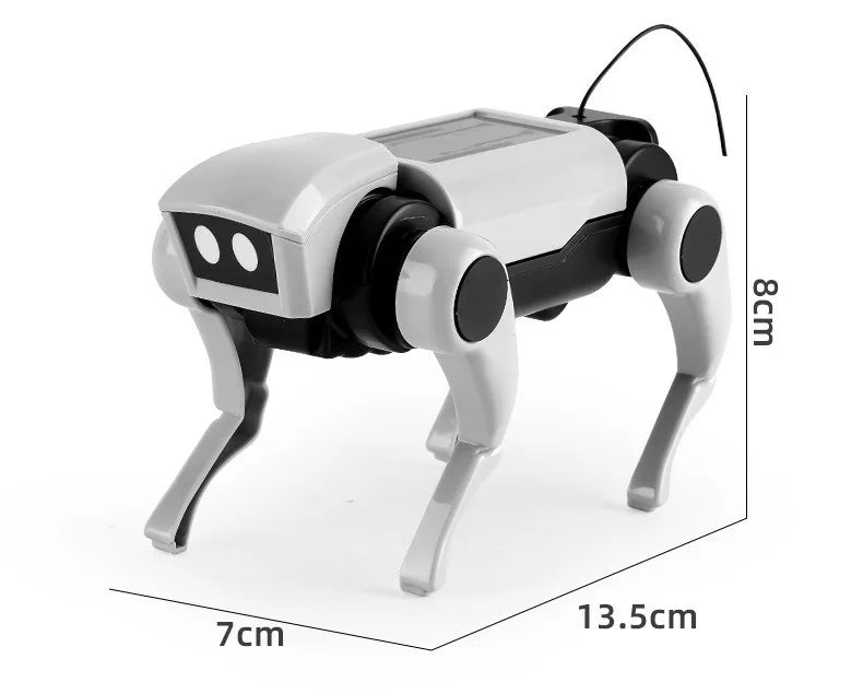 DIY Assembly Dog Rc Robot Remote Control Mechanical Toy Science Teaching Assembling Model Electric Set Toys for Boys Kids Gifts
