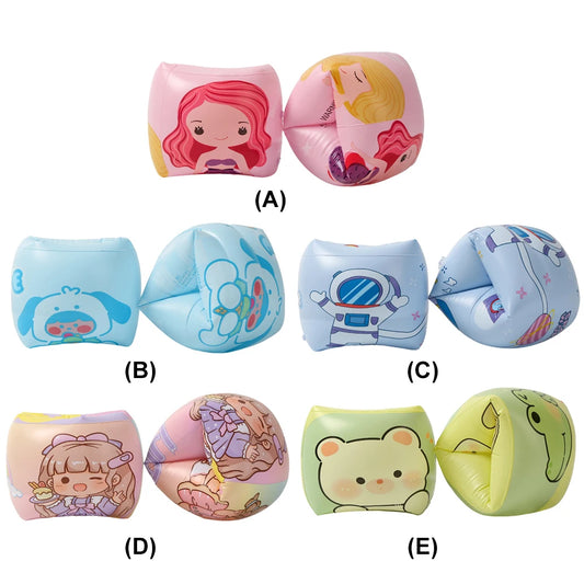 Cute Pool Floats Arm Bands Inflatable Swim Floater Sleeves Swimming Arm Float Rings for Kids Toddlers and Adults