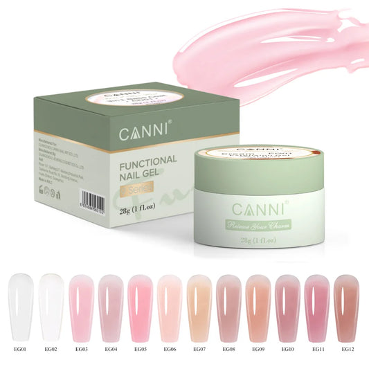 CANNI NEW 28g Cream Extension Gel White Clear French Nail Art DIY For Quick Prolong Nails Finger Form Manicure Tips Tools