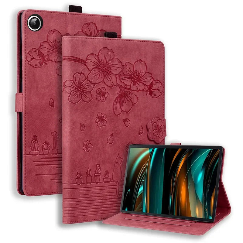 Coque For Samsung Tab A9 Plus 11" Tablet Case Luxury PU Leather Wallet Cover For Galaxy Tab A9+ SM-X210 SM-X215 SM-X216B Funda
