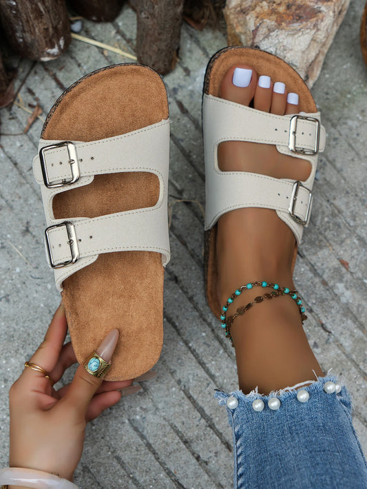 Women's Slippers Are Fashionable, Versatile, Casual and Comfortable, Thick-Soled Wear-Resistant Slippers for Home and Outings