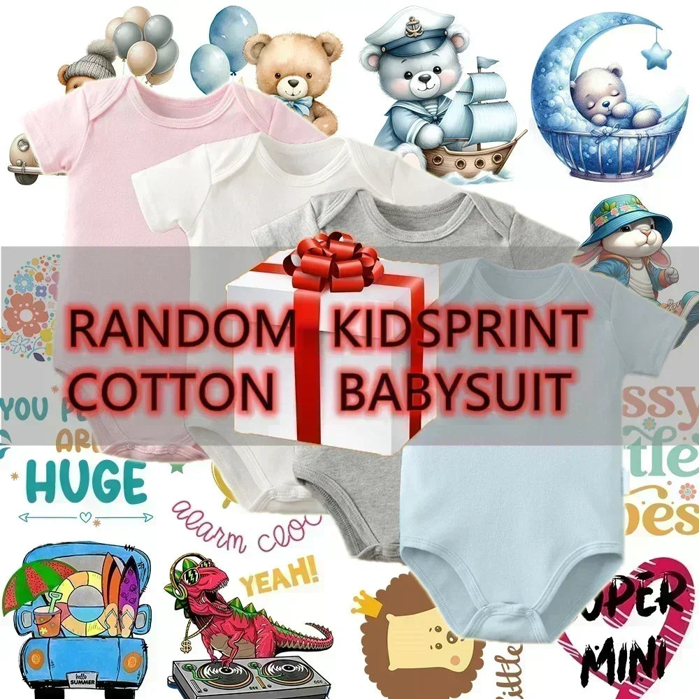 Spring Is Coming Flower Bee Print 100% Cotton Bodysuit Comfortable Onesie Cloths for Baby Jumpsuit for 0 To 12 Months Newborn