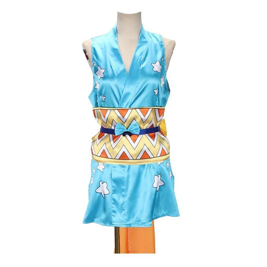 Sexy Halloween Cosplay for Adults Anime One Piece Nami Costume Costume Halloween NAMI Sexy Satin Printed Short Kimono Cosplay