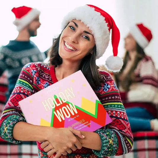 Christmas Advent Calendar Makeup Tools Countdown Calendar Gift Boxes Lipstick Eye Shadow Cosmetics Set Party Favors for Girls