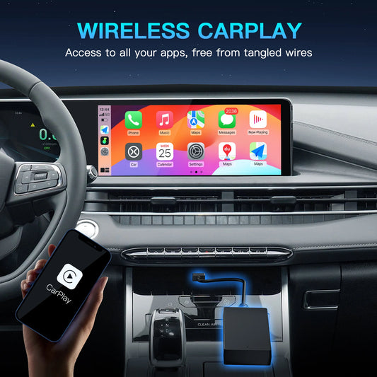 CARABC NEW Plug and Play Carbit link to Apple Wireless CarPlay Android AUTO Box Car Navigation Smart Car Machine Interconnection