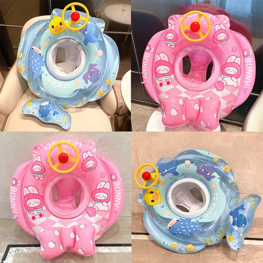 ROOXIN Inflatable Swim Ring Tube Baby Kid's Swimming Circle Pool Float Seat Beach Water Play Equipment