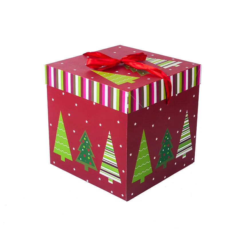 Christmas Gift Boxes Outdoor Present Decoration Under The Tree Package For Indoor Holiday Party Wedding Home Ornament Decor