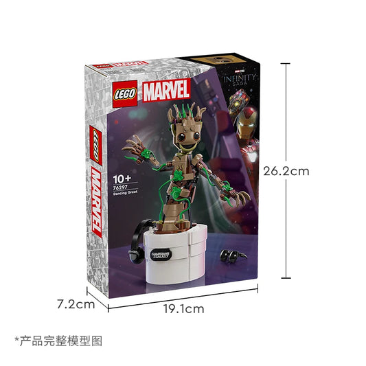Lego Super Heroes Marvel 76297 Dancing Groot Building Block Gifts for Boys and Girls