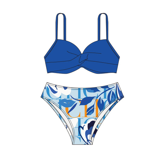 CHCH Fashion Women's New Swimwear Breathable Underwear Comfortable and Fresh Women's Beach Vacation Bikini