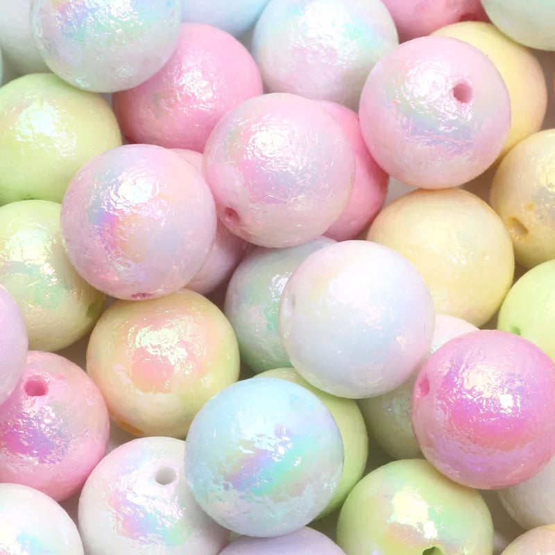 10pcs 15x17mm Macarons ABS Heart Spacer Beads Shiny Love Heart Acrylic Beads For Diy Jewelry Making Bracelet Necklace Earrings