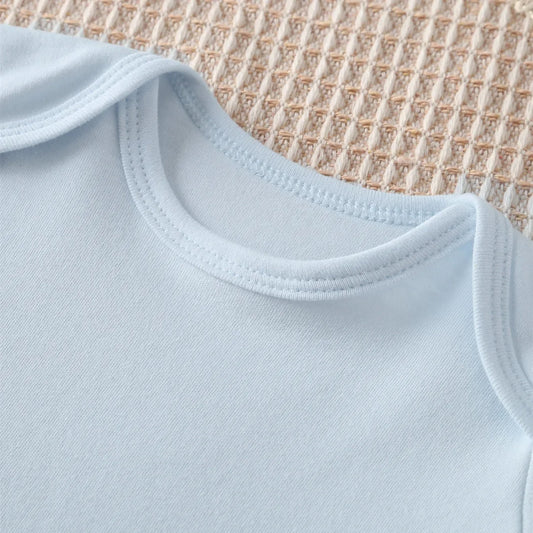 Spring Is Coming Print Pure Cotton Bodysuit Comfortable Onesie Cloths for Baby Jumpsuit for 0 To 12 Months Newborn