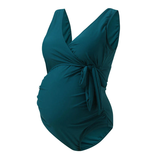 Bikini Women Maternity Swimwear OnePiece Pregnancy Swimsuit Soild Bathing Suits Swimwear Rave Clothes Women