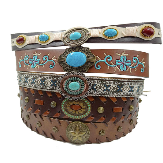 Fashion Fedora Belt Accessories Men's Women's Hats Straw Hats Accessories Belts Belt Buckles Outdoor Decoration Fashion