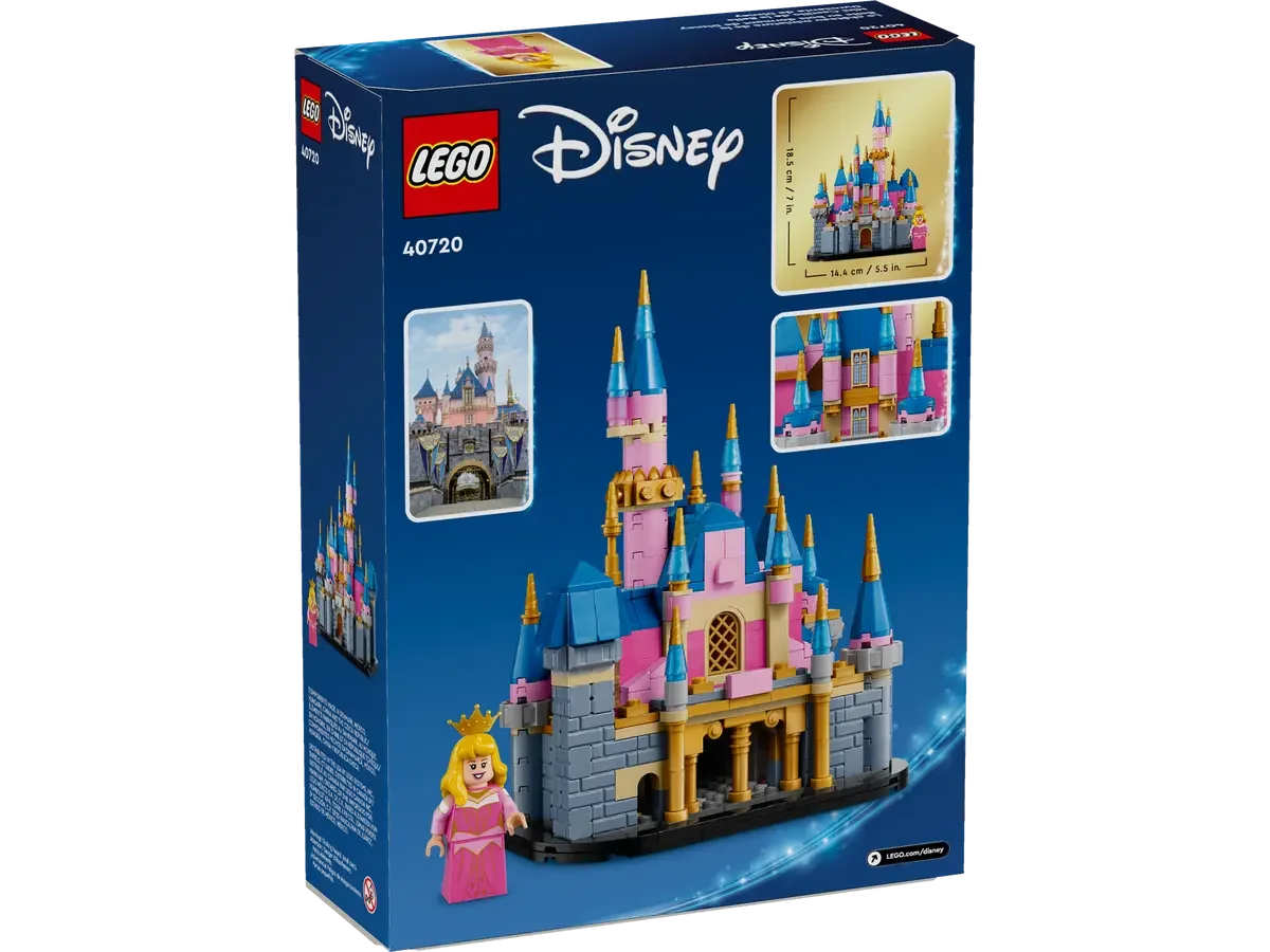 LEGO 40720 Mini Disney Sleeping Beauty Castle Children's Puzzle Building Blocks Toy Gift