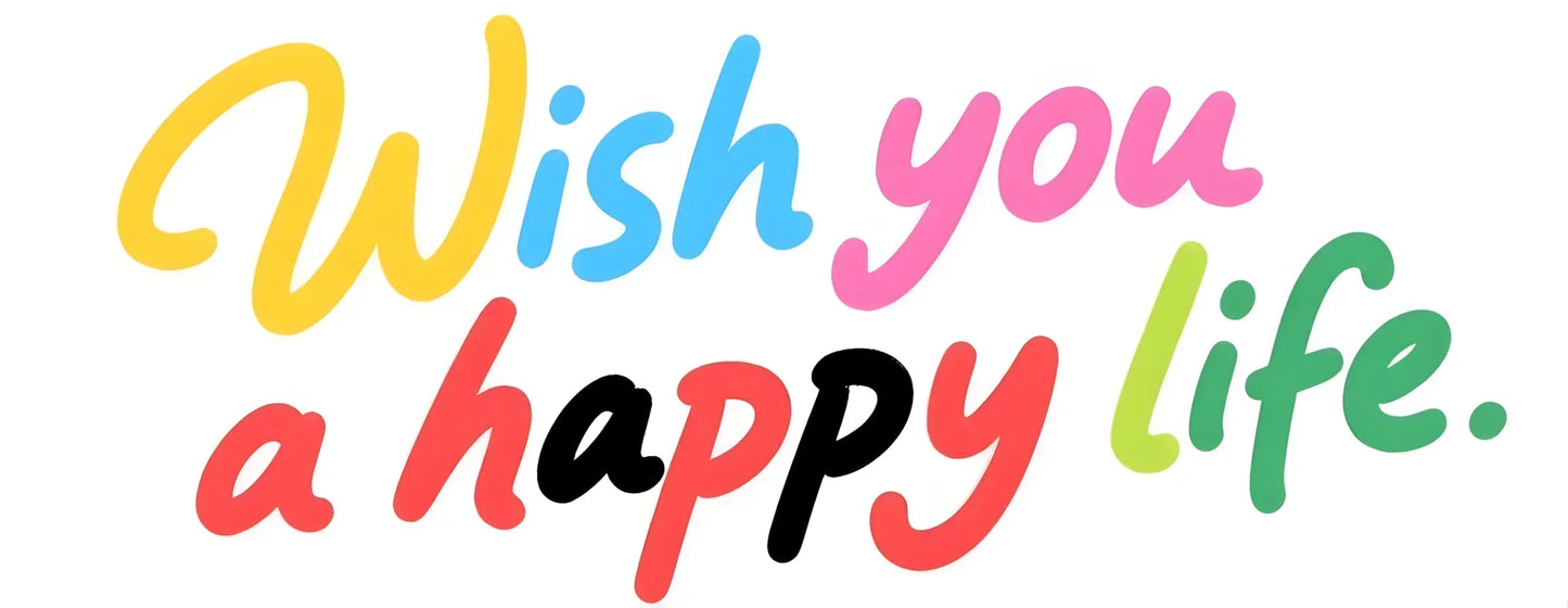 Colorful plus size Halloween witch shirt featuring the phrase Wish you a happy life