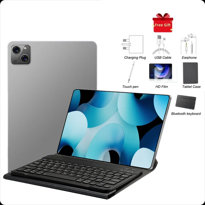 2025 NEW Original iPad PRO MAX 12inch Tablet Android 15 16GB+1TB 20000mAh 5G DualSIM Bluetooth WiFi HD 4K Screen Tablet PC Wifi7