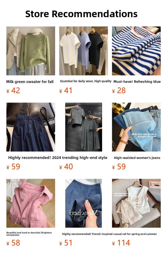 Elegant Mid-Length Denim Mini Skirt for Women High Waist Slimming Side Slit Casual Style Pure Color Polyester Autumn Fashion