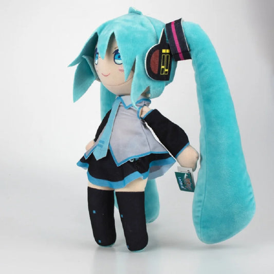 23-28cm Japanese Anime Plush Stuffed Toy Hatsune Miku Plush Doll Soft Pillow Future Doll Cute Christmas Gift for Children