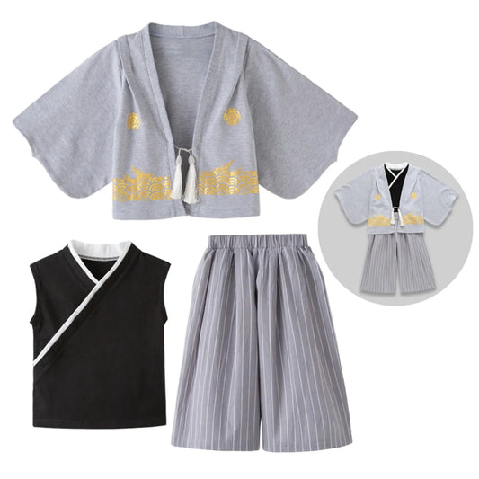 Baby Kimono Set Traditional Jinbei Kimono For Toddler