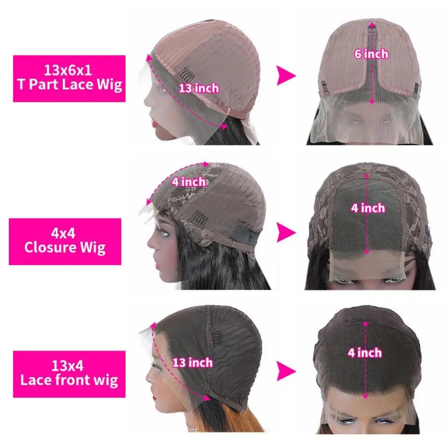 Deep Wave Frontal Wig 13x4 Hd Lace Frontal Wig Curly Lace Front Human Hair Wigs For Women Frontal Wig Human Brazilian hair