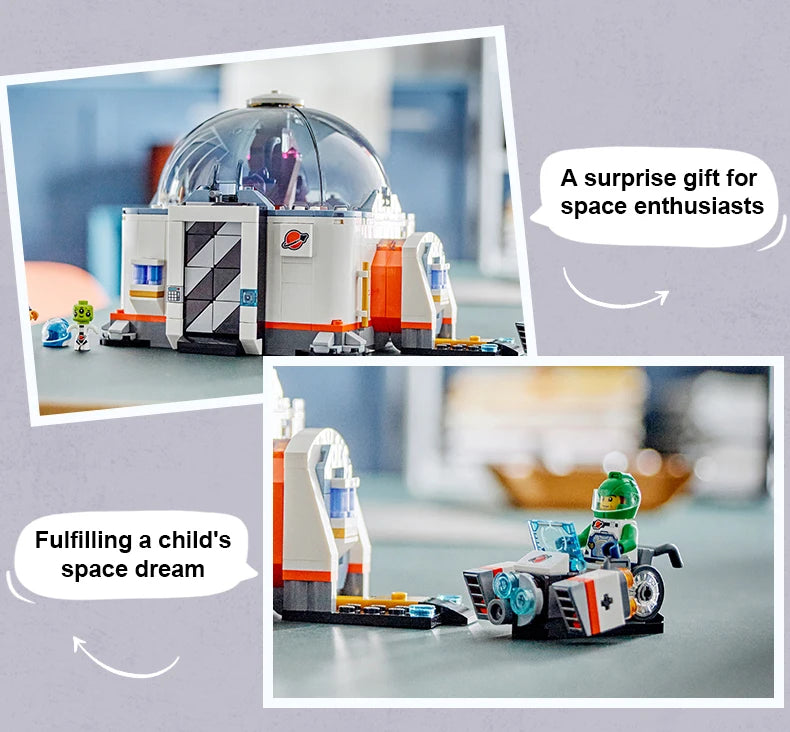 LEGO 60439 Space Science Lab CITY series 560pcs Buiding Blocks Model Kit DIY Toys For Boys Girl Children Gift ages 6+