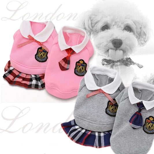Couple Pet Dog Clothes Pet Uniform Clothing for Small Medium Dogs Costume Chihuahua Puppy Pet Shirt Clothes for Dogs Ropa Perro