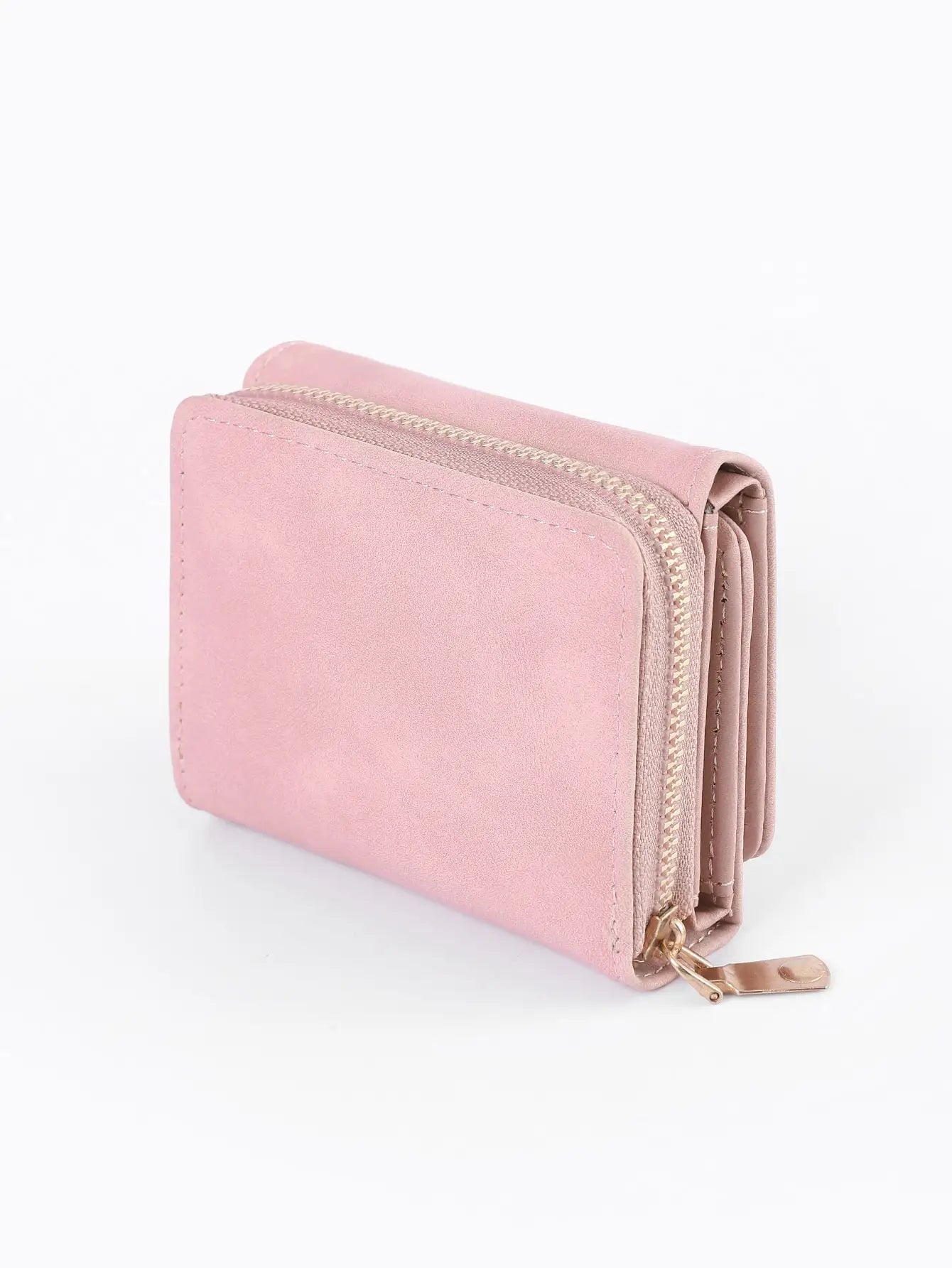 1pc Ladies' Short Wallet Suitable For Work & Business ID Card Credit Card For Christmas Gift For Young Girls Women White-Collar