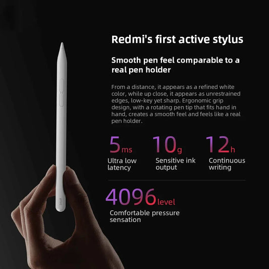 Xiaomi Redmi Stylus Pen 240Hz Draw Writing Screenshot Tablet Screen Touch 4096 level Type-C Charging Smart Pen For Redmi Pad Pro