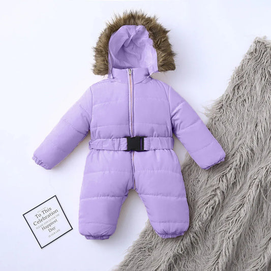 Baby Snowsuit Infant Newborn Clothes Winter Down&Parkas Outwear Jumpsuit For Boys Girls Romper Baby Overalls Christmas Costumes