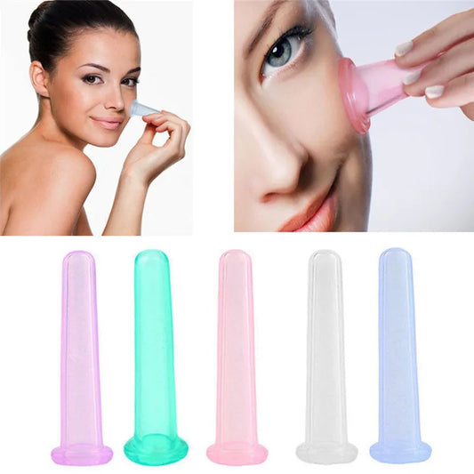 1/4Pcs Silicone Body Cupping Cups For Face Neck Back Eyes Massage Vacuum Cans Anti-cellulite Massager Suction Cup Treatments